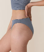 Cadet Seersucker Çizgili Premium İmza Bikini Altı