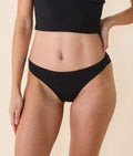 Ekolojik Naylon Siyah İmza Bikini Altı - Şık ve Rahat