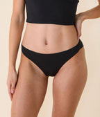 Ekolojik Naylon Siyah İmza Bikini Altı - Şık ve Rahat