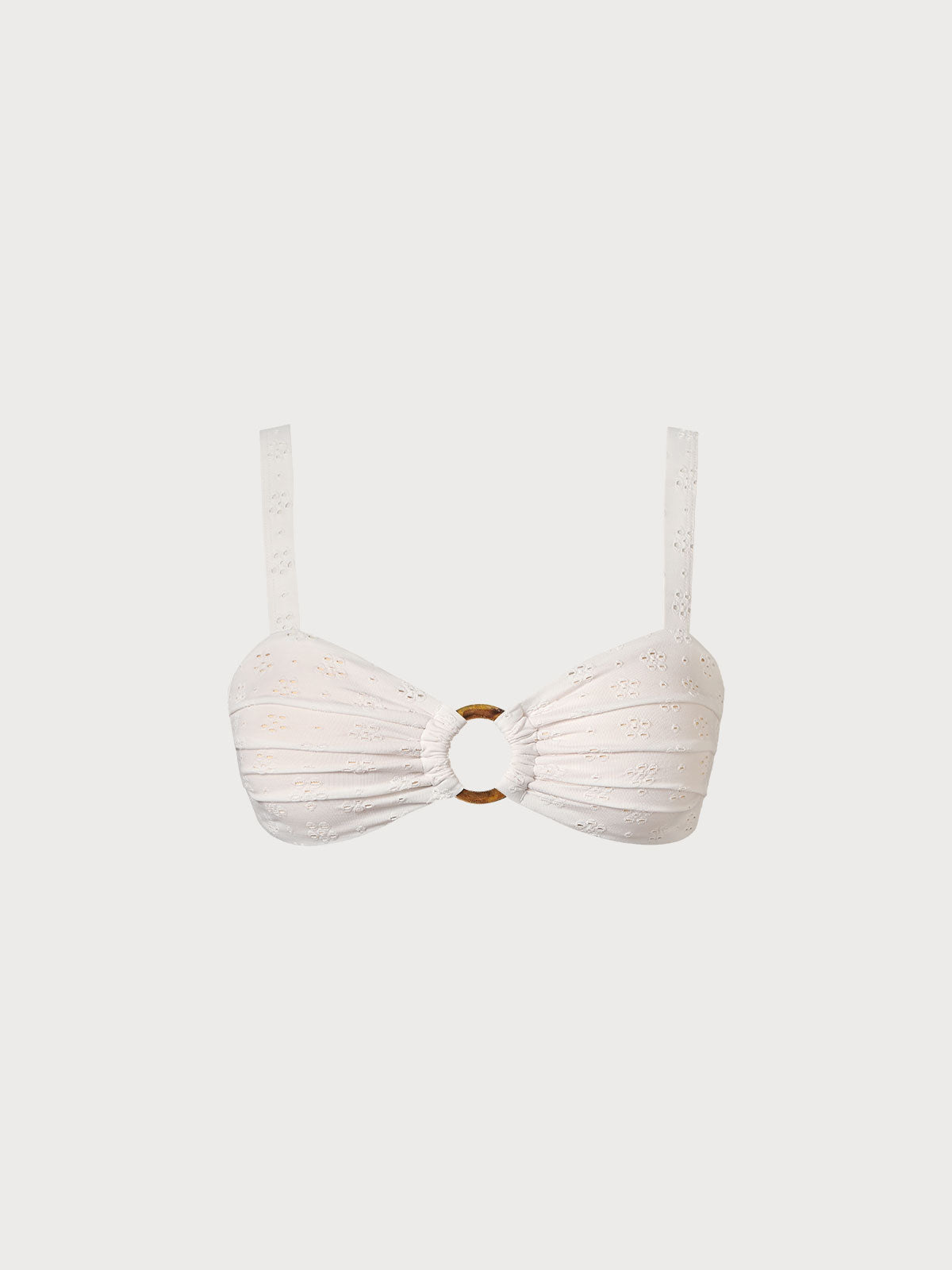 Şık Fırfırlı Çiçek Bikini Üstü - Yaz Modası