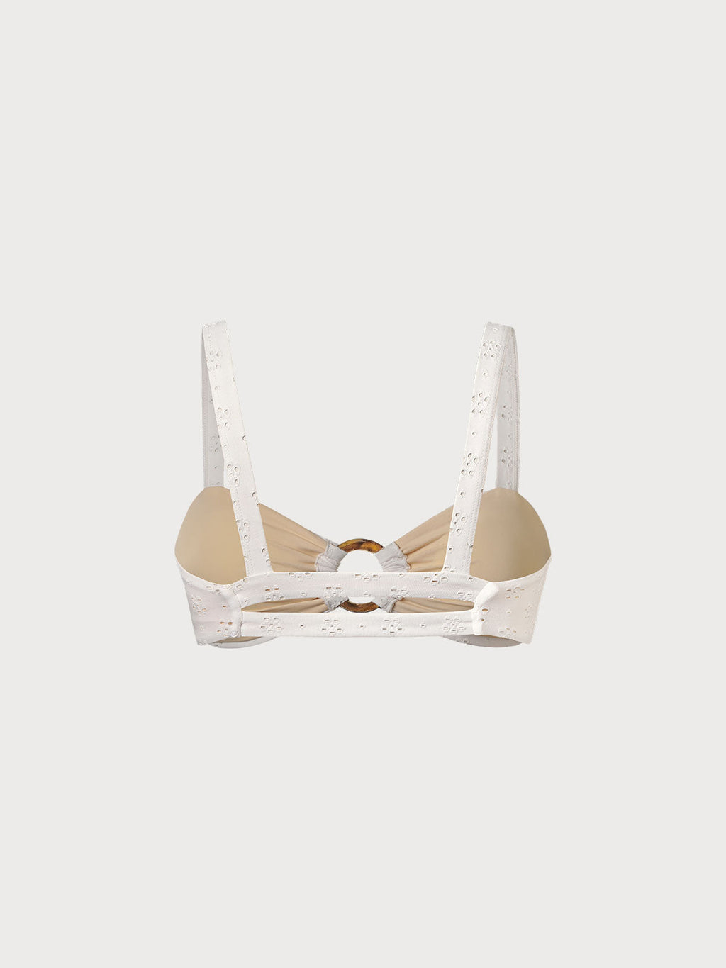 Şık Fırfırlı Çiçek Bikini Üstü - Yaz Modası