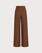 Karamel Natural Bel Düz Pantolon