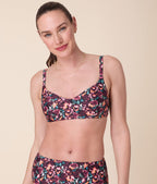 Andie X Lands’ End Ekolojik Naylon Çiçekli Bikini Üstü