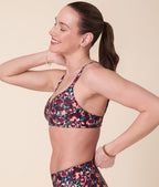 Andie X Lands’ End Ekolojik Naylon Çiçekli Bikini Üstü