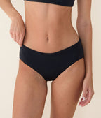 Ekolojik Naylon Siyah Hipster Bikini Altı - Şık ve Rahat