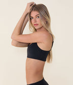 Siyah Ekolojik Naylon Maui Bikini Üstü - Şık ve Rahat