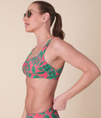Ekolojik Naylon Palm Çiçeği Rye Bikini Üstü - Şık ve Rahat