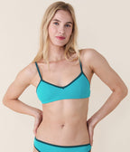 Bells Bikini Üstü - Ekolojik Naylon - Cıva Mavisi