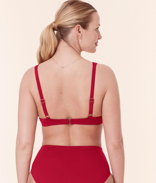 Ekolojik Naylon Dalia Garnet Bikini Üstü - Şık ve Rahat