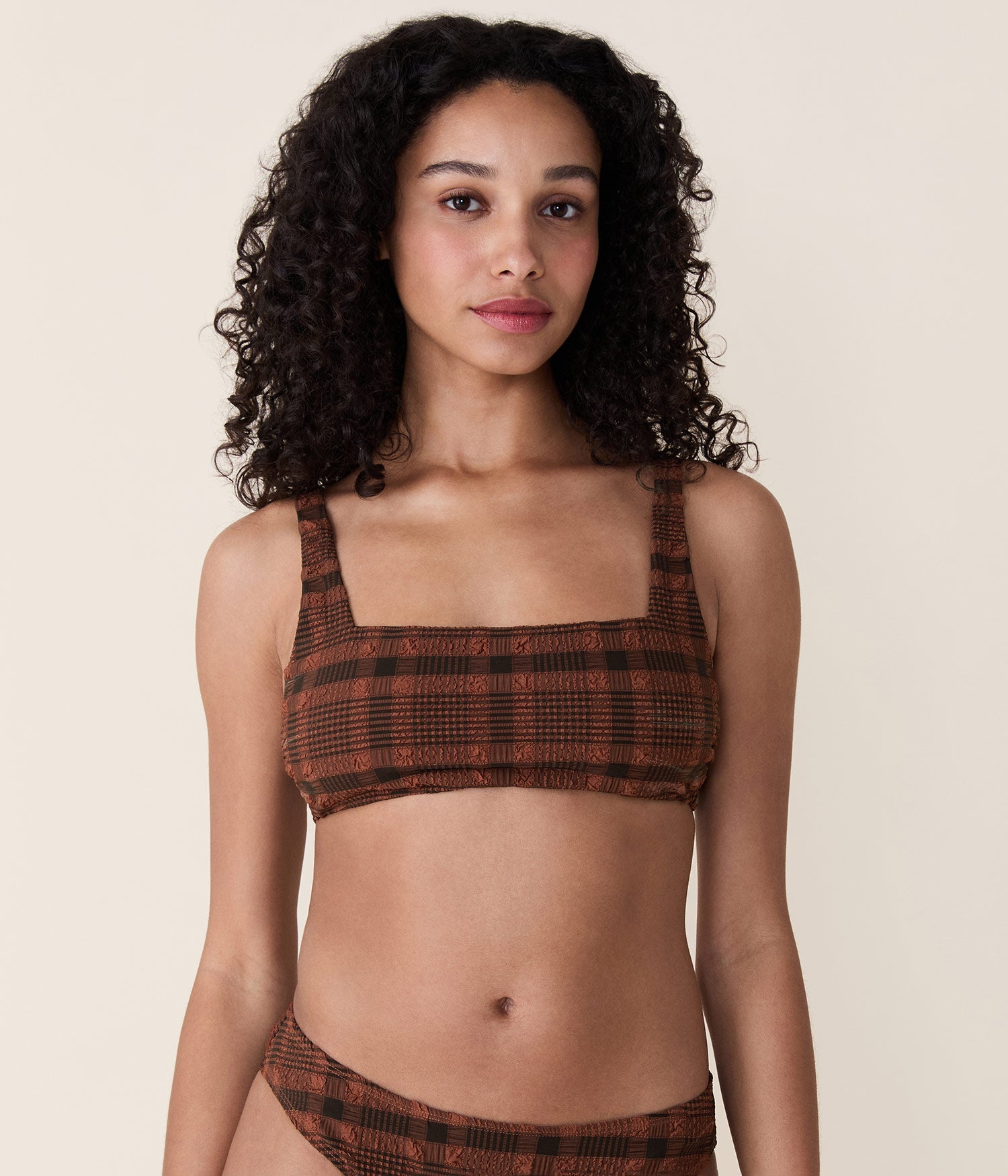Rye Ekoseli Bikini Üstü - Sierra Desenli Yaz Modası