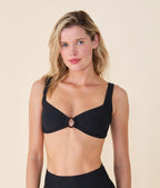 Premium Siyah Paisley Lori Bikini Üstü - Şık ve Rahat