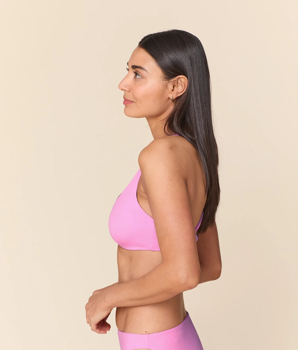 Ekolojik Naylon Gül Çiçeği Bikini Üstü - Essex Koleksiyonu