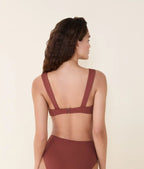 Ekolojik Naylon Sahara Bikini Üstü - Karamel Renk Seçeneği
