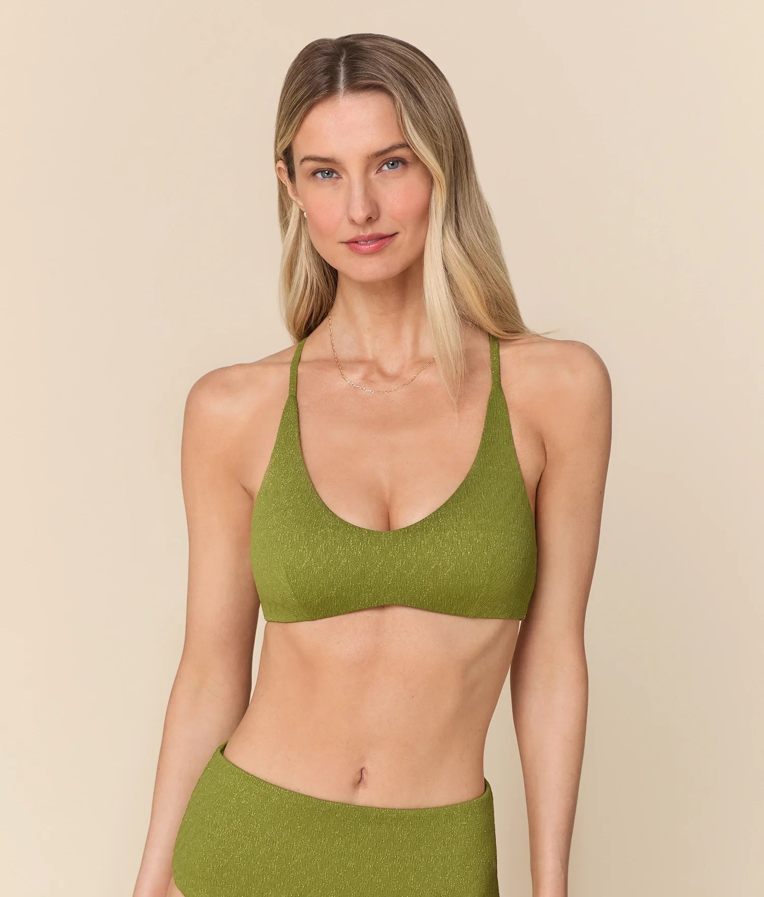 Essex Işıltılı Kaktüs Bikini Üstü - Şık ve Rahat Tasarım