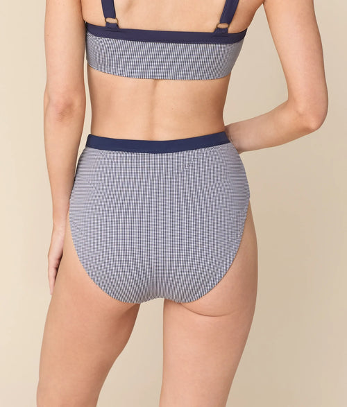 Davenport Mikro Gingham Bikini Altı - Juniper Renk Seçeneği