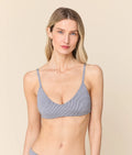Juniper Mikro Gingham Molokai Bikini Üstü - Şık Yaz Stili