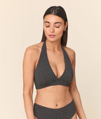 Majorca Puantiye Bikini Üstü - Şık Siyah Tasarım