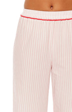 Alexea Pembe Çizgili Pijama Pantolonu