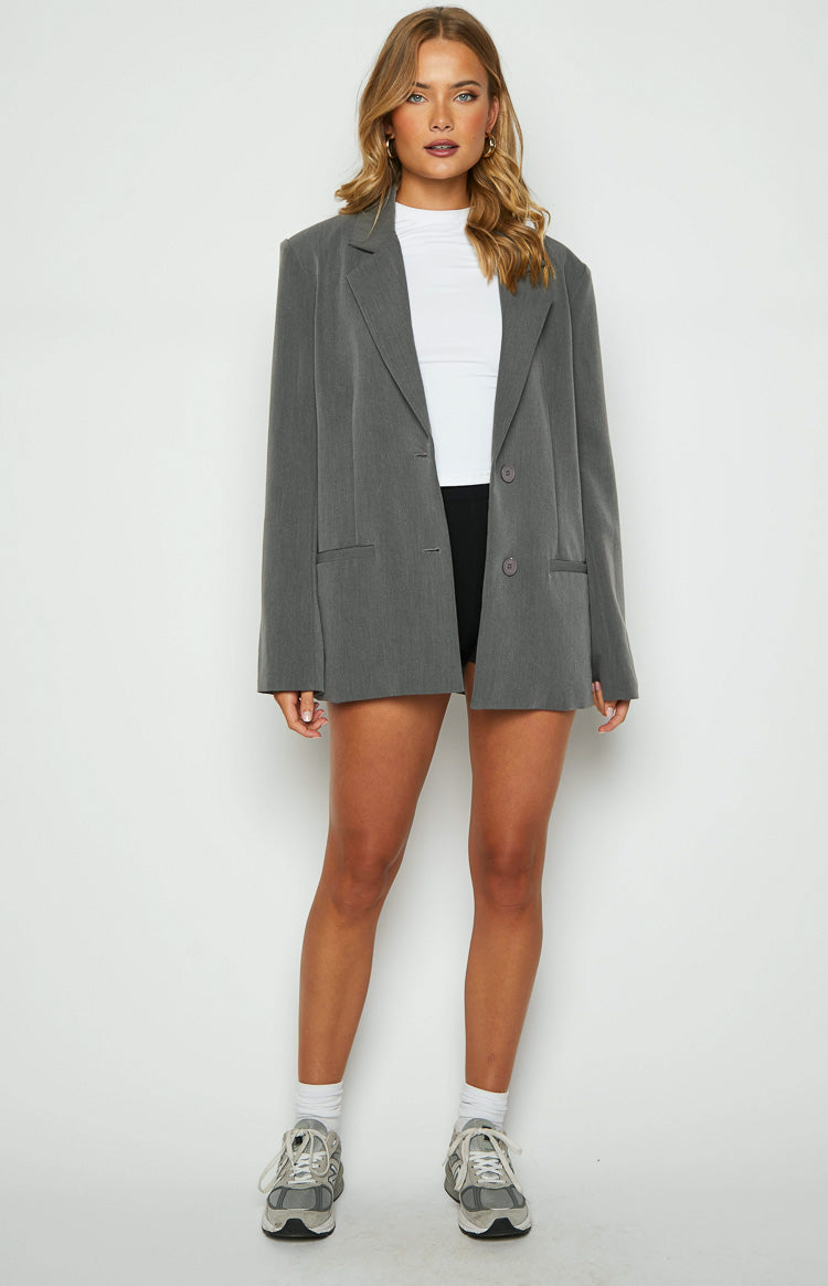 Allure Gri Blazer