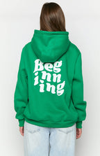 Başlangıç Yeşil Snuggle Bubble Kapüşonlu Sweatshirt