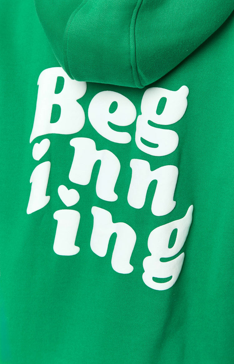 Başlangıç Yeşil Snuggle Bubble Kapüşonlu Sweatshirt
