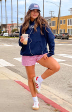 Başlangıç Navy USA Kapüşonlu Sweatshirt