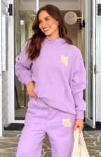 Başlangıç Mor Snuggle Bubble Kapşonlu Sweatshirt