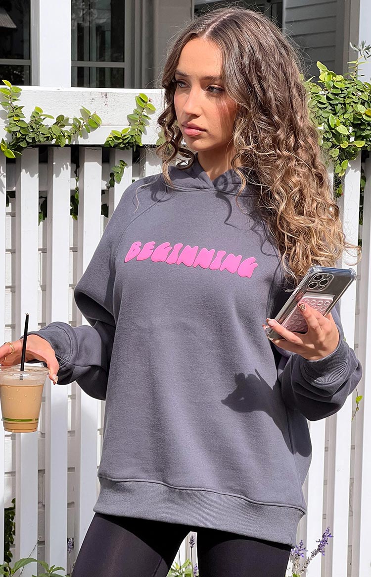 Başlangıç Slate Bubble Hoodie