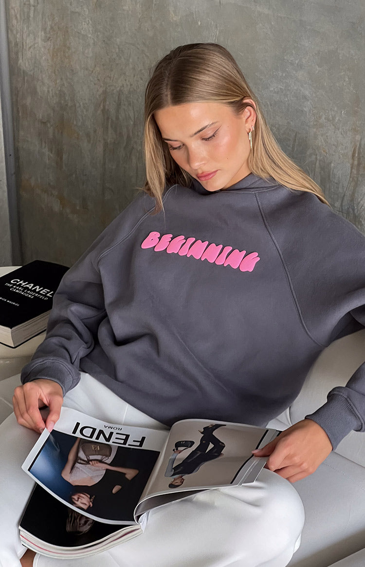 Başlangıç Slate Bubble Hoodie