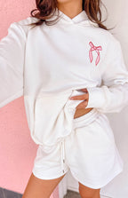Beyaz Şekerli Hoodie
