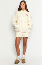 Başlangıç Krem Amerikan Rüyası Kapüşonlu Sweatshirt