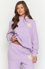 Başlangıç Mor Snuggle Bubble Kapşonlu Sweatshirt