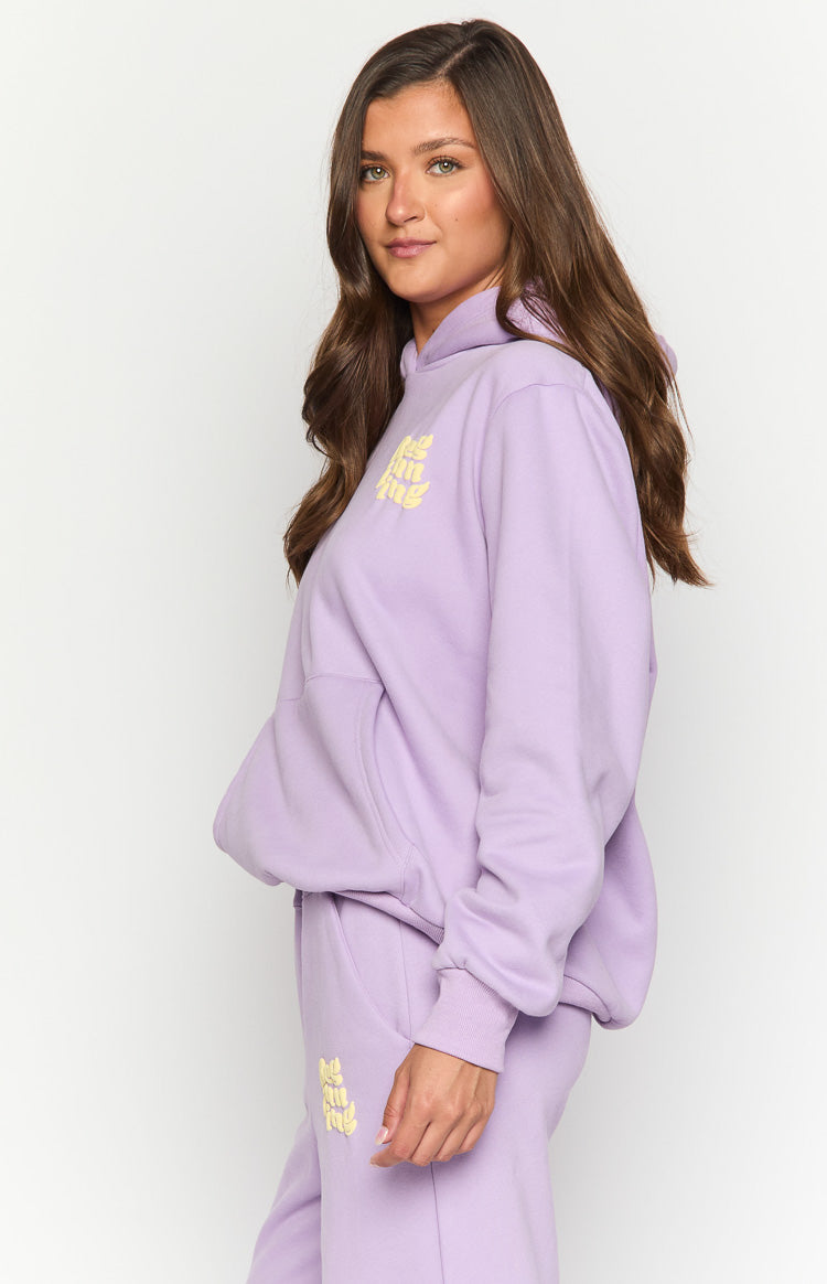 Başlangıç Mor Snuggle Bubble Kapşonlu Sweatshirt