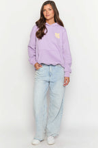 Başlangıç Mor Snuggle Bubble Kapşonlu Sweatshirt