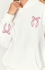 Beyaz Şekerli Hoodie