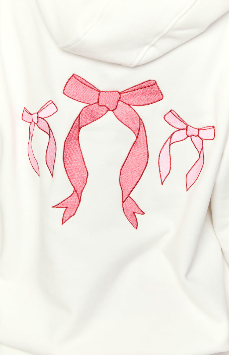 Beyaz Şekerli Hoodie