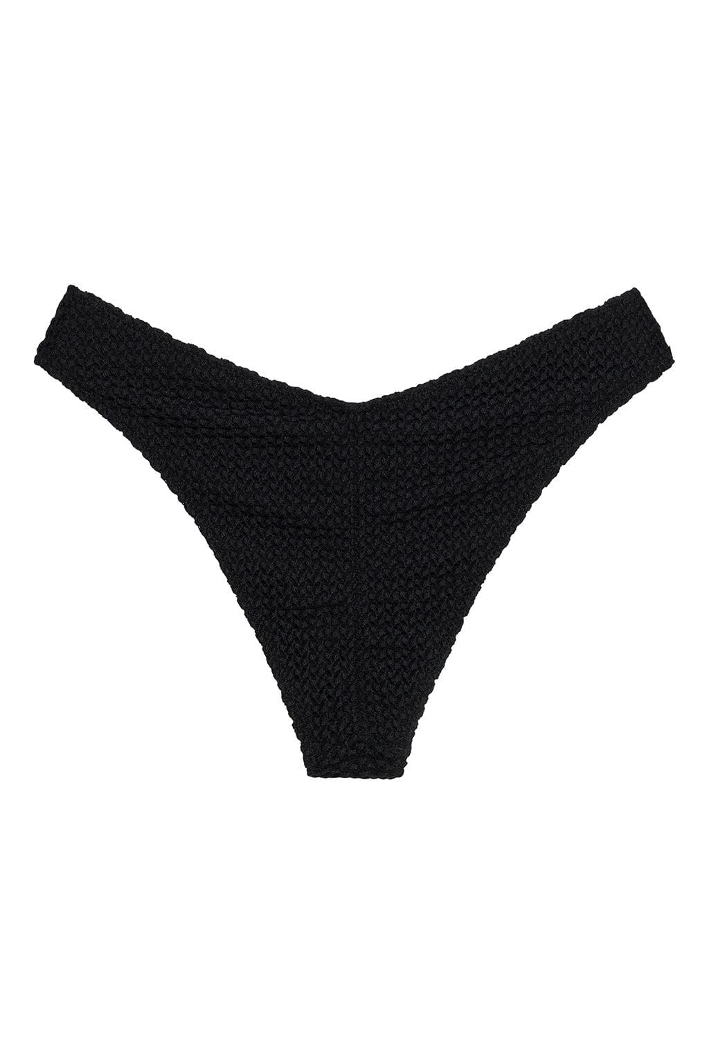 Siyah Dantel Lulu (Zig-Zag Dikiş) Bikini Altı