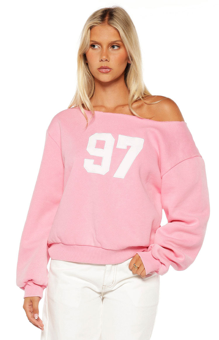 Buffie Pembe Off Shoulder Kazak