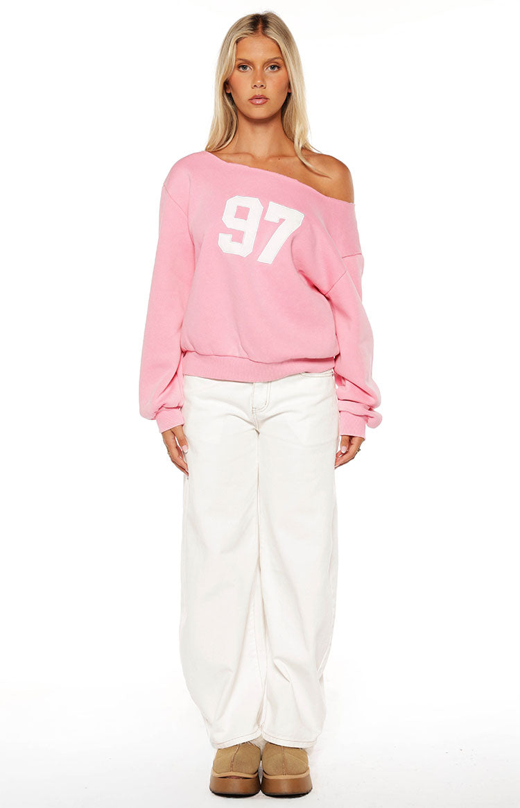 Buffie Pembe Off Shoulder Kazak