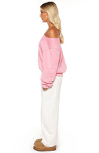 Buffie Pembe Off Shoulder Kazak
