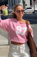 Buffie Pembe Off Shoulder Kazak