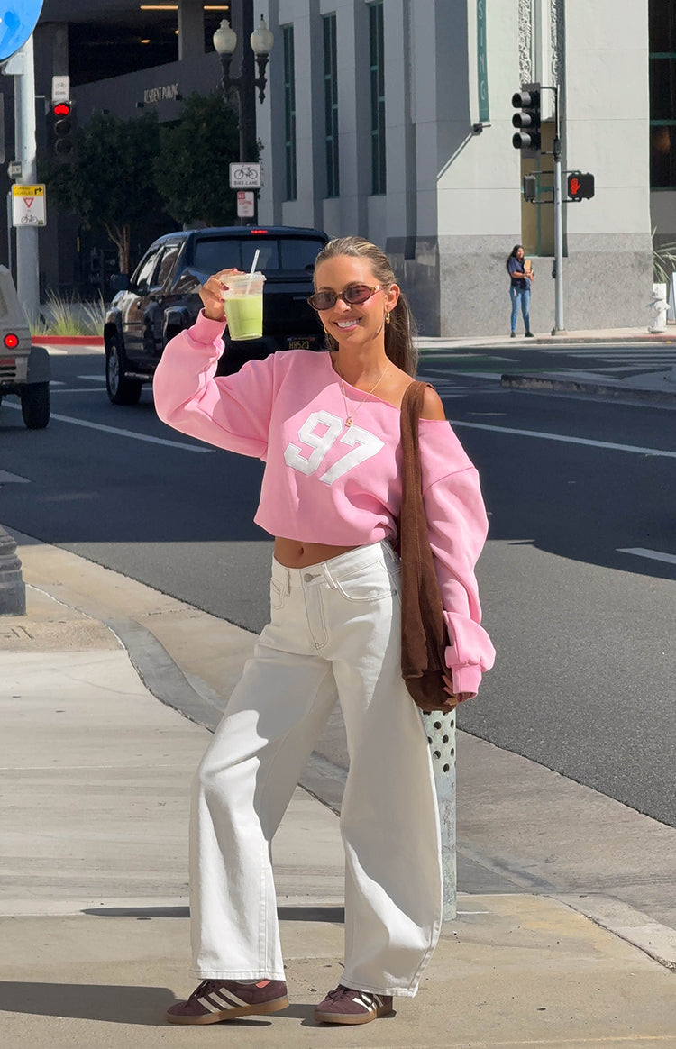 Buffie Pembe Off Shoulder Kazak
