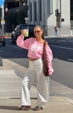 Buffie Pembe Off Shoulder Kazak