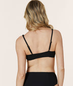 Premium Siyah Ribanalı Havana Bikini Üstü
