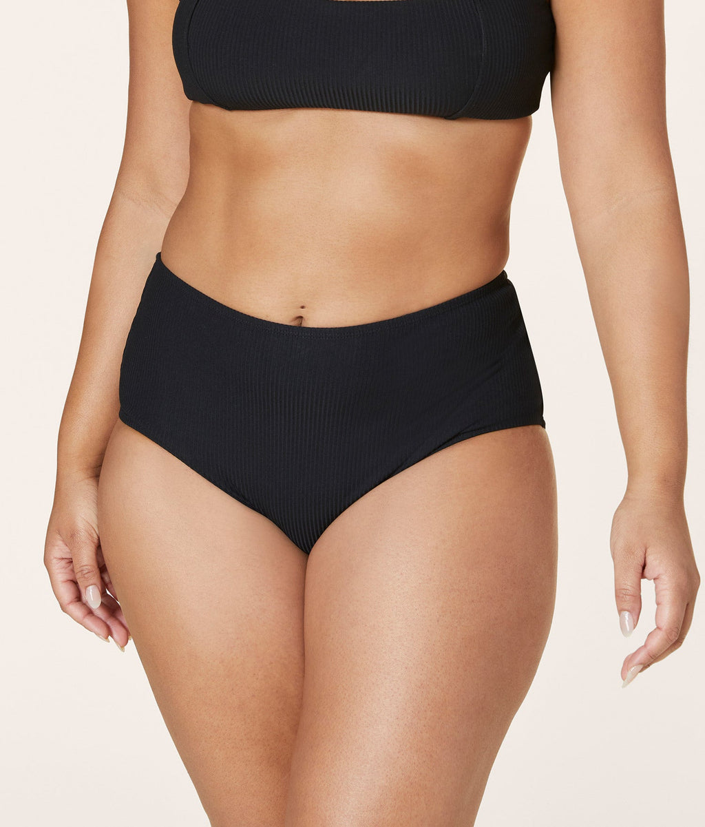 Ekolojik Siyah Yüksek Bel Bikini Altı - Şık ve Rahat
