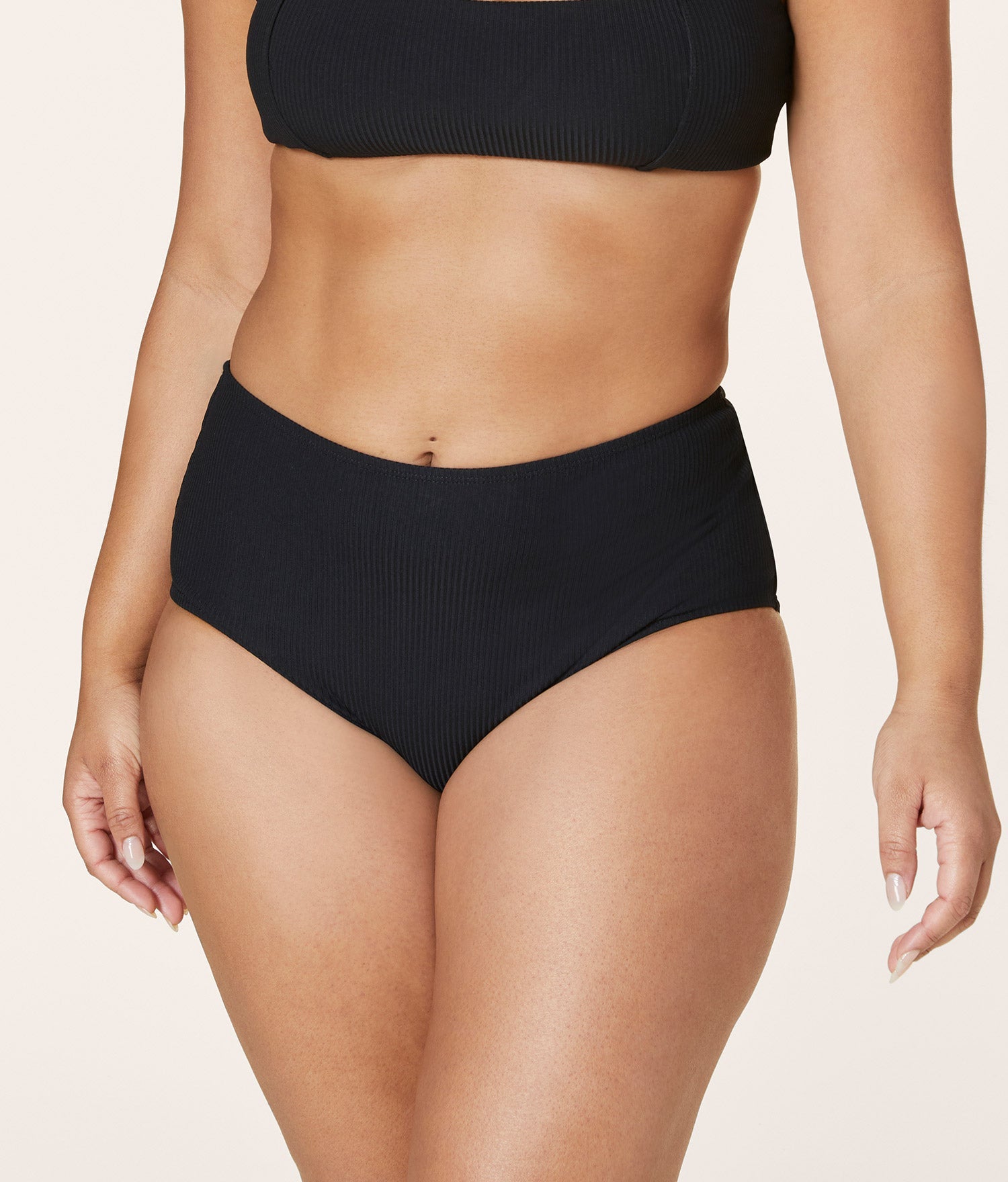 Ekolojik Siyah Yüksek Bel Bikini Altı - Şık ve Rahat