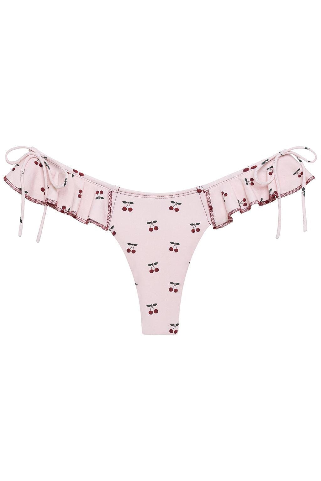 Kirazlar Uno Ruffle Düğüm Bikini Altı