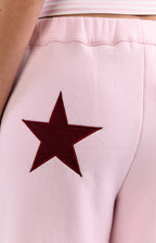 Dania Pembe Bordo Yıldız Eşofman Altı