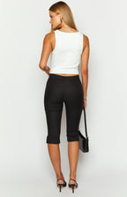 Etil Siyah Capri Pantolon