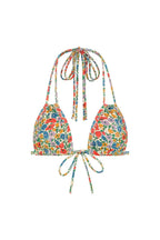 Florencia Çiçekli Euro Kemer Bikini Üstü